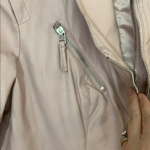 BlankNYC blush faux leather jacket - Picture 4 of 8